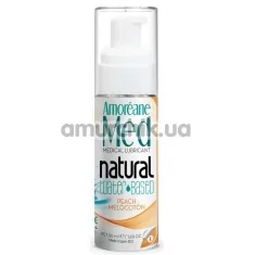 Лубрикант с фитопланктоном Amoreane Med Natural Peach - персик, 50 мл - Фото №1