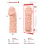 Насадка на пенис Kokos Extreme Sleeve ES.07 S 003, телесная - Фото №3