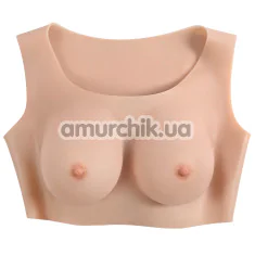 Накладная грудь Gender X Undergarments Plate С-Cup, телесная - Фото №1