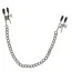 Затискачі для сосків Sextreme Boob Chain with Nipple Clamps, срібні - Фото №1