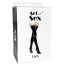 Панчохи вінілові Art of Sex Lora Velvet, чорні - Фото №3