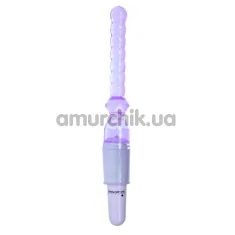 Анальный вибратор Vibrator с шариками, розовый - Фото №1