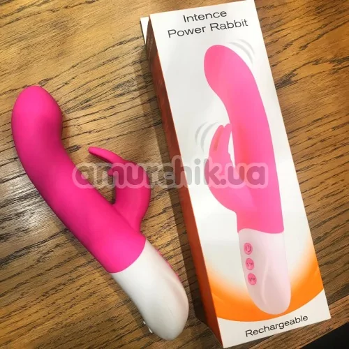 Вибратор Intence Power Rabbit, розовый