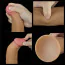 Вибратор с ротацией Dual-Layered Silicone Nature Cock LV410211, телесный - Фото №24