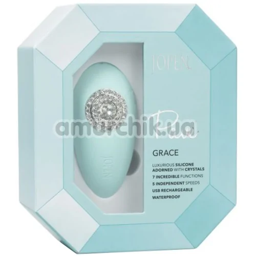 Клиторальный вибратор Pave Grace, бирюзовый