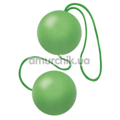 Вагінальні кульки Fuck Green Sphere Balls, зелені - Фото №1