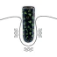 Кліторальний вібратор Heart Massager Glow In The Dark, чорний - Фото №9