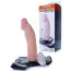 Порожній страпон з вібрацією Boss Series Vibrating Hollow Strap-on, тілесний - Фото №5