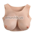 Накладні груди Gender X Undergarments Plate E-Cup, тілесні - Фото №1