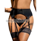 Комплект Star Night Garter Belt, черный: пояс для чулок + трусики - Фото №1