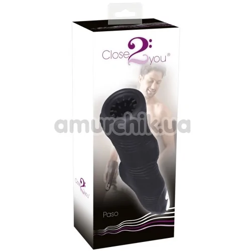 Мастурбатор с вибрацией Close2You Paso, черный