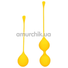 Набор вагинальных шариков Loveline Silicone Kegel Balls Training Set, желтый - Фото №1
