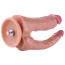 Двойной фаллоимитатор-насадка Hismith Double Penetrator 9.25, телесный - Фото №9
