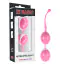 Вагинальные шарики Hi Basic Geisha Lastic Double Balls II, розовые - Фото №3
