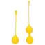 Набор вагинальных шариков Loveline Silicone Kegel Balls Training Set, желтый - Фото №1