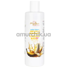 Масажний лубрикант MyLove Aroma Series Personal Lubricant 2in1 Banana - банан, 300 мл - Фото №1