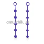 Набір анальних ланцюжків Posh Silicone "O" Beads, фіолетовий - Фото №1