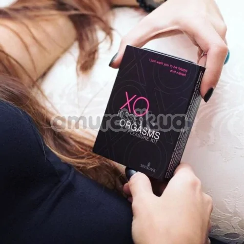 Набор Sensuva XO Kisses & Orgasms Pleasure Kit: стимулирующее масло и бальзам для губ