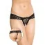 Трусики-стринги женские G-String (модель 2443), черные