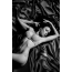 Лаковая простыня Fetish Tentation Wet Love, черная - Фото №2