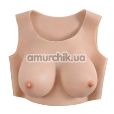 Накладні груди Gender X Undergarments Plate D-Cup, тілесні - Фото №1