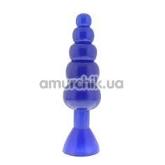 Анальна пробка Bendable Butt Rattler синя - Фото №1