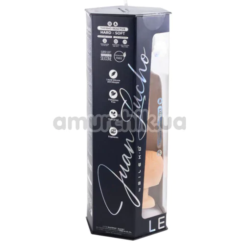 Фаллоимитатор Silexd Legends Juan Lucho Dildo 9, телесный