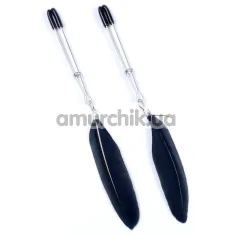 Зажимы для сосков Boss Series Fetish Exclusive Nipple Clamps No.14, черные - Фото №1