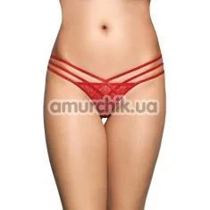 Трусики-стринги женские Tongs 2492, красные - Фото №1