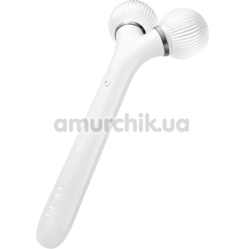 Ультразвуковий масажер для обличчя Geske Sonic Facial Roller 4 in 1, білий