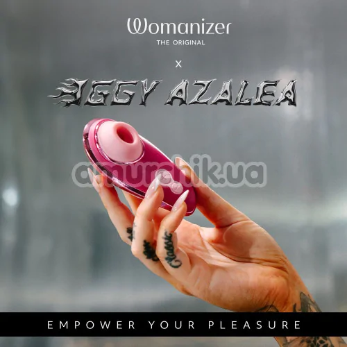 Симулятор орального секса для женщин Womanizer Liberty 2 Iggy Azalea, малиновый