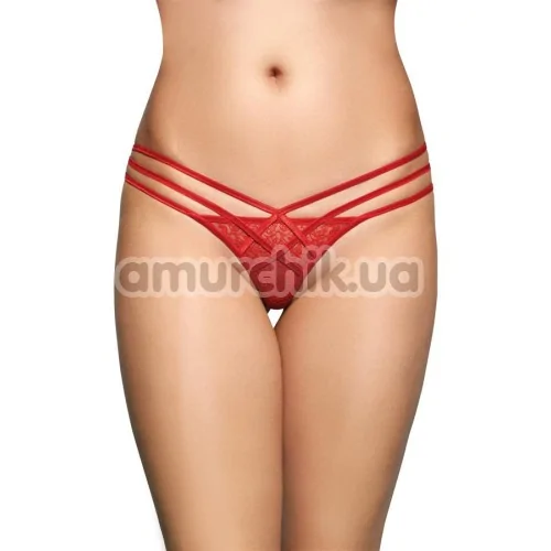 Трусики-стринги женские Tongs 2492, красные - Фото №1