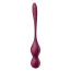 Вагинальные шарики с вибрацией Satisfyer Love Birds Vary, бордовые - Фото №3