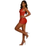 Платье Star Night Butterfly Fishnet Mini Dress, красное - Фото №11