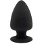 Анальна пробка Cheeky Love Premium Silicone Plug M, чорна - Фото №1