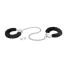 Фіксатори для ніг Fetish Tentation Enjoy Pain Adjustable Metal And Fur Ankle Cuffs, чорні - Фото №3