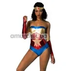 Костюм Чудо-Женщины JSY Sexy Lingerie Wonder Woman: боди + перчатки + украшение для головы - Фото №1
