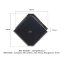 Сумка для хранения секс-игрушек Lockink Mysterious Square Kink Bag, черная - Фото №3