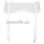 Пояс для панчіх Basic Suspender Belt, білий - Фото №1
