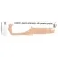 Насадка на пенис с анальной пробкой Adam & Eve Adam's Penis Extension With Prostate Probe, телесная - Фото №4