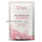Лубрикант для орального секса Orgie All-Natural Strawberry, 2 мл - Фото №1
