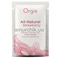 Лубрикант для орального секса Orgie All-Natural Strawberry, 2 мл - Фото №1