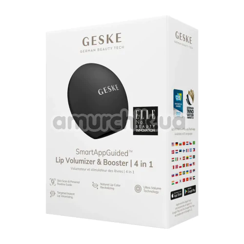 Устройство для увеличения объема губ Geske Lip Volumizer & Booster Small 4 in 1, темно-серое