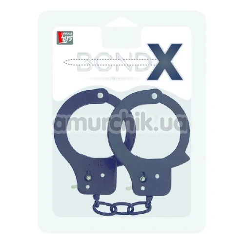 Наручники BondX Metal Handcuffs, чорні