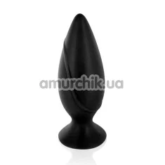Анальна пробка Mojo Spades Large Butt Plug, чорна - Фото №1