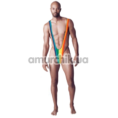 Труси-манкіні Rainbow Mankini, райдужні - Фото №1