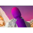 Универсальный вибромассажер Rocks-Off Glo-Girl Wand, фиолетово-розовый - Фото №10