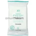Серветки для інтимної гігієни JO Minty Fresh - м'ята, 12 шт. - Фото №1