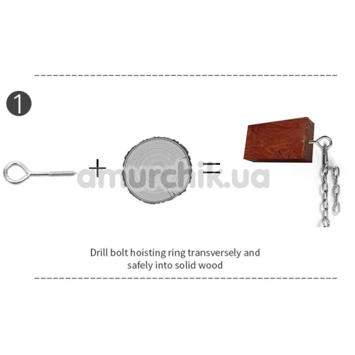 Секс-качели Roomfun Spinning Swing, черные