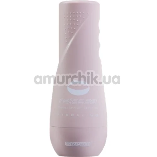 Симулятор орального сексу з вібрацією Cyberskin Release Deep Throat Stroker Vibrating, тілесний